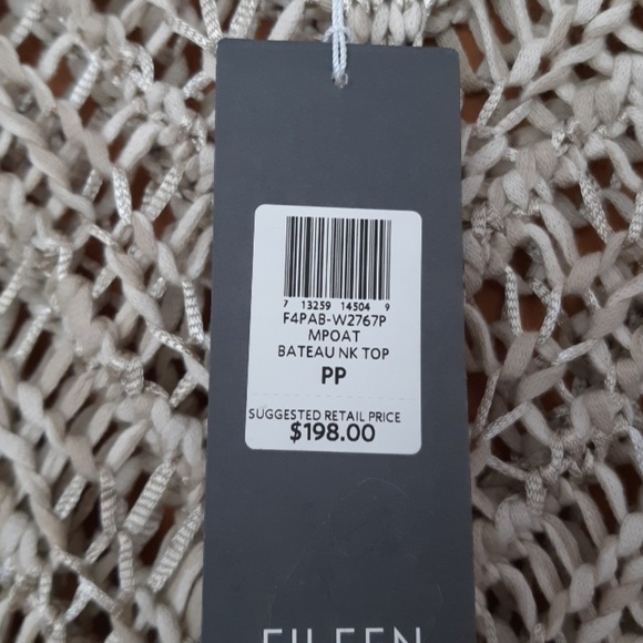 Eileen Fisher open weave vest top - Picture 3 of 4